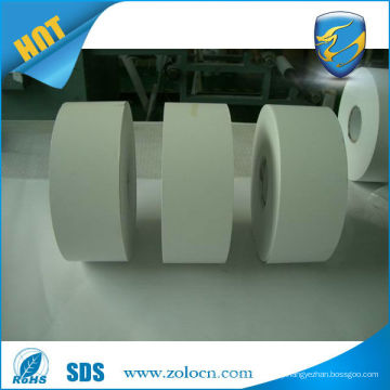 Matte White Ultra Destructible Vinyl Eggshell Paper Self Adhesive Label Material Rolls